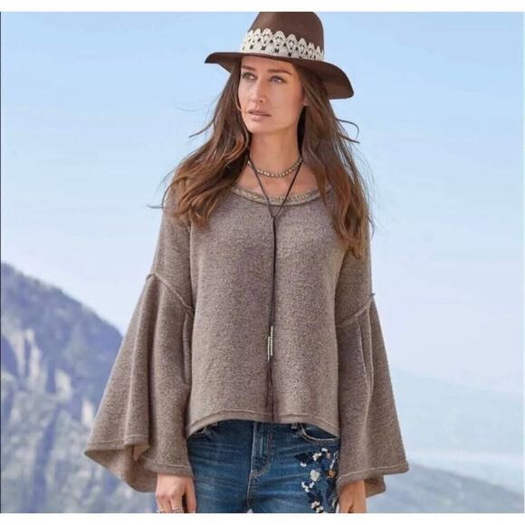 Sundance mountain retreat sweater bell sleeve women's size medium - Picture 2 of 11